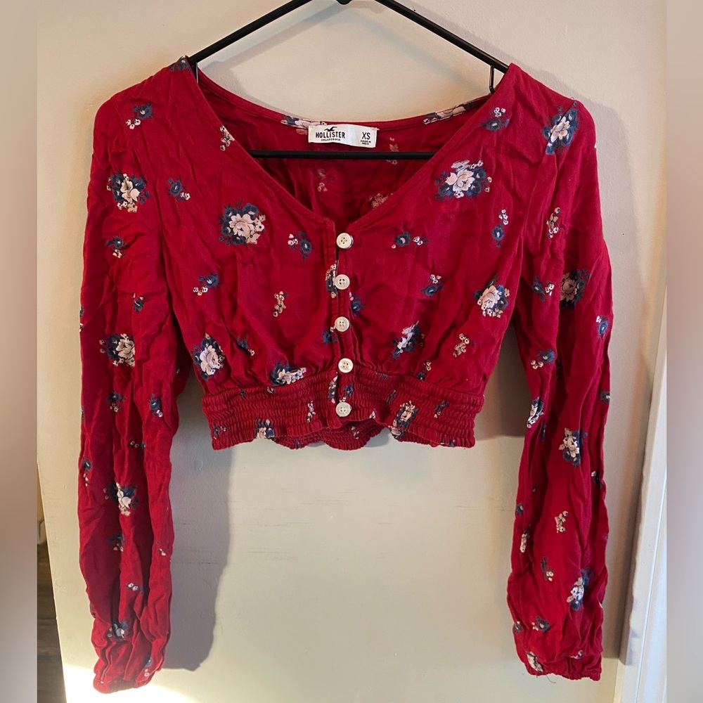 cropped long sleeve